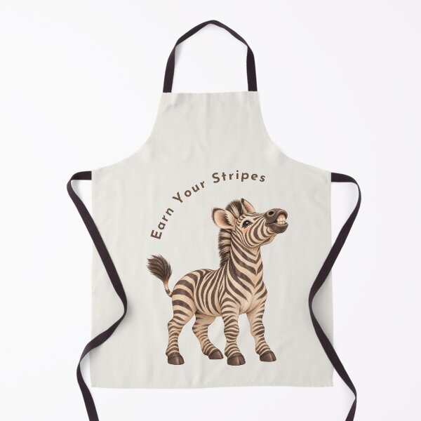Item preview, Earn Your Stripes Zebra Safari Art designed and sold by mycute-stickers.