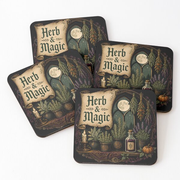 Item preview, Herb & Magic Moonlit Herbal Corner designed and sold by LiviuGligoros.