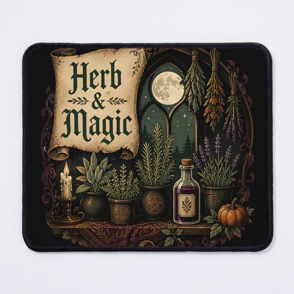 Item preview, Herb & Magic Moonlit Herbal Corner designed and sold by LiviuGligoros.
