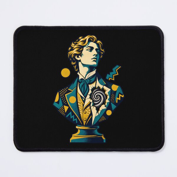 Item preview, Dorian Gray Pop Art Bust with a Spiral Heart designed and sold by Fenay Designs.