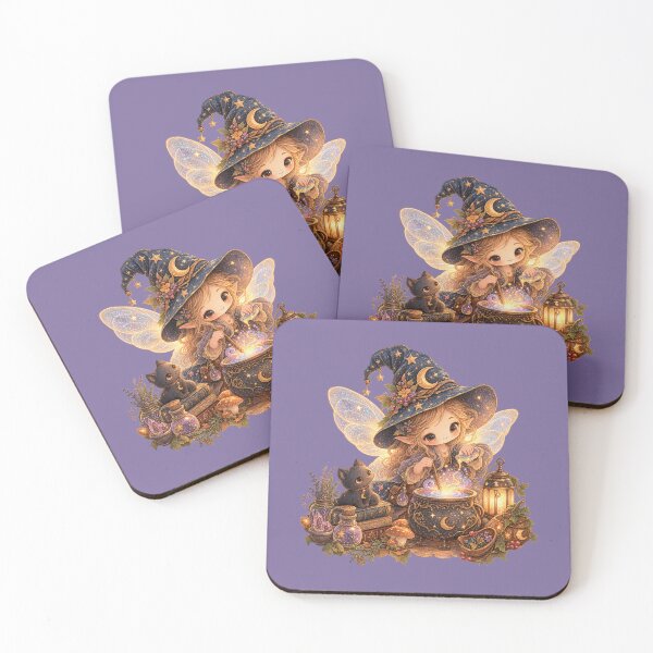 Item preview, Whimsical Halloween Fairy Potion Storybook Art – Dreamy Fairytale Print designed and sold by MagicMakerPh.