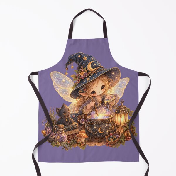 Item preview, Whimsical Halloween Fairy Potion Storybook Art – Dreamy Fairytale Print designed and sold by MagicMakerPh.