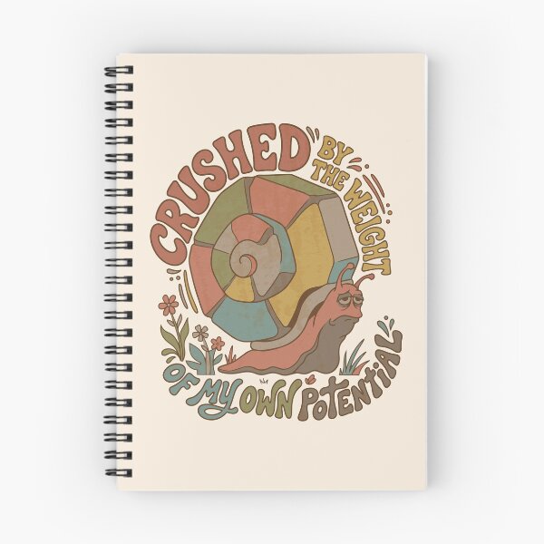 Item preview, Tired Snail, Groovy Cottagecore Style, 70s - Light Colors Edition designed and sold by Shyla Marsare.