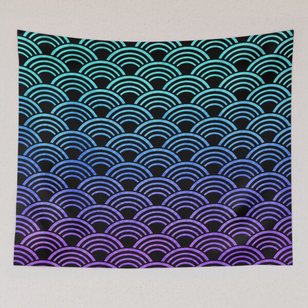 Item preview, Japanese Seigaiha Seamless Design designed and sold by Mitofu.