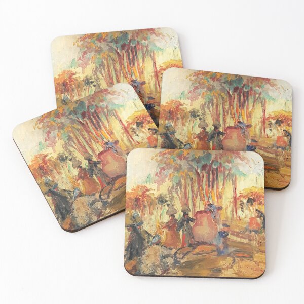 Item preview, Autumn Procession in the Palm Grove designed and sold by Youssef Kamel - Museum.