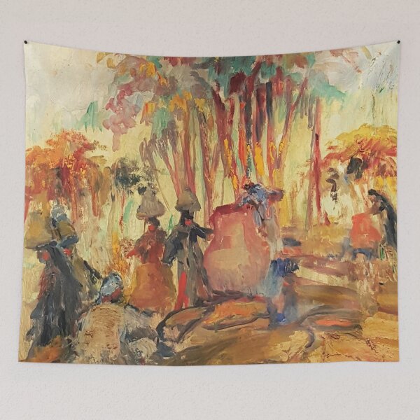 Item preview, Autumn Procession in the Palm Grove designed and sold by AshrafinoKamelo.