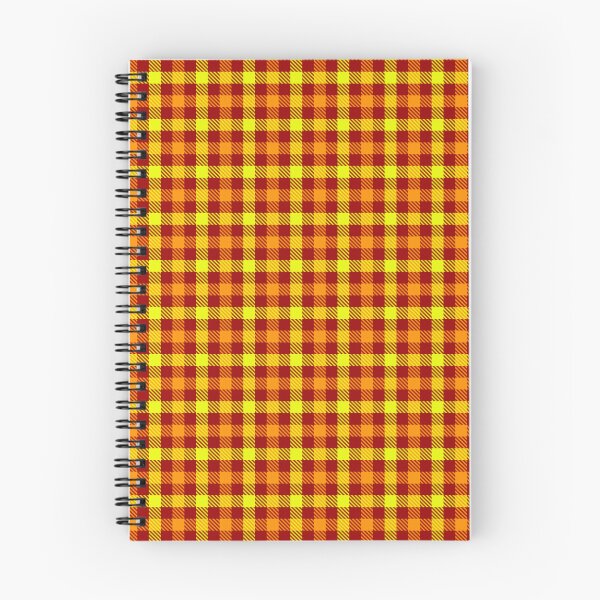 Item preview, Yellow And Orange On Red Gingham Check   designed and sold by PatternTitan.