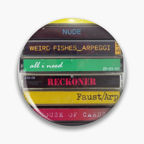 Artikelvorschau, In Rainbows – Radiohead – Klassische Albumkassette (Druck) entworfen und verkauft von Mr Mustard Prints.