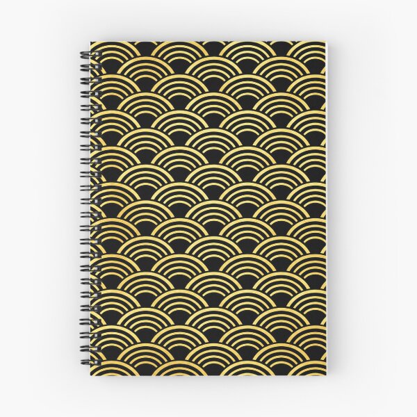 Item preview, Golden Seigaiha Japanese Seamless Pattern designed and sold by Mitofu.