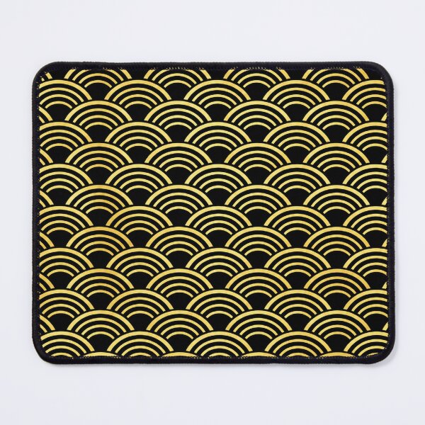 Item preview, Golden Seigaiha Japanese Seamless Pattern designed and sold by Mitofu.