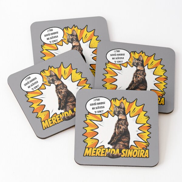 Item preview, Merenda Sinoira Cat – Torino Vintage Pop Art designed and sold by Torinostalgia.