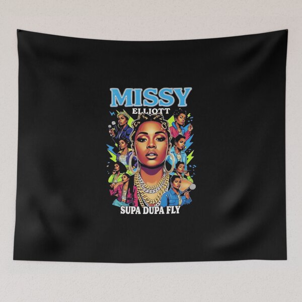Item preview, Missy Elliott 90s Face Retro Bootleg designed and sold by Achraf-Termane.