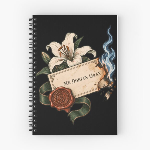 Item preview, Dorian Gray Burning Calling Card and Lily designed and sold by Fenay Designs.