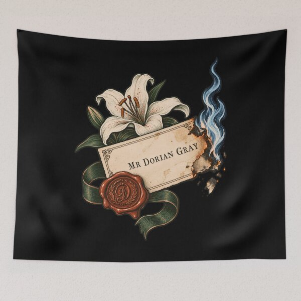 Item preview, Dorian Gray Burning Calling Card and Lily designed and sold by Fenay Designs.