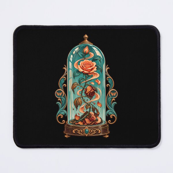 Item preview, Dorian Gray Rose Fading Beneath Glass designed and sold by Fenay Designs.