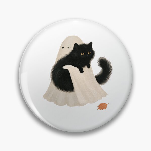 Item preview, Ghost & Black Cat designed and sold by Helenaphotoart.