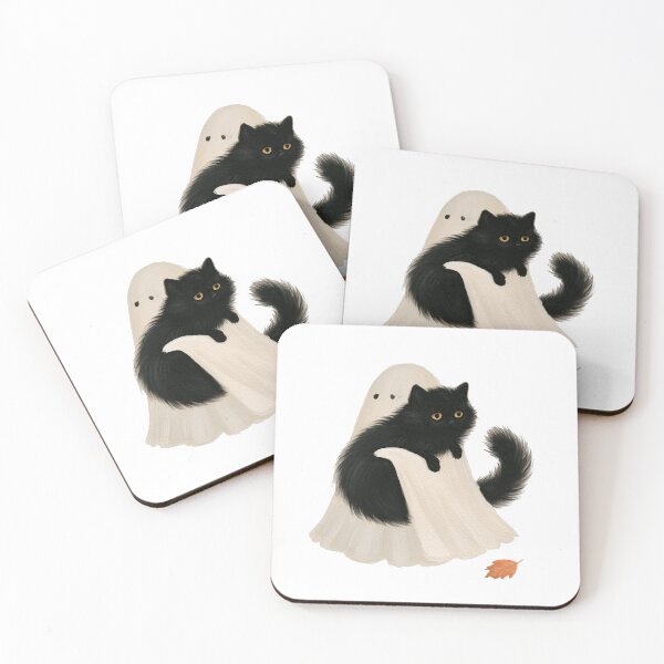 Item preview, Ghost & Black Cat designed and sold by Helenaphotoart.