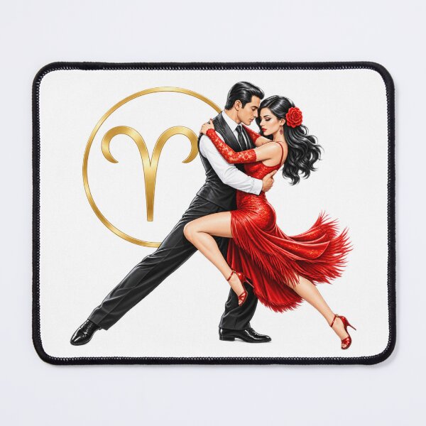Item preview, Aries Zodiac Dance - Passionate Tango & Celestial Fire designed and sold by Addy77shop.