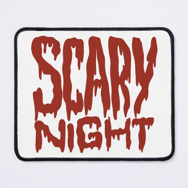 Item preview, Scary Night Bloody Dripping Text — Halloween Horror Typography Quote designed and sold by LYAN-STORE.