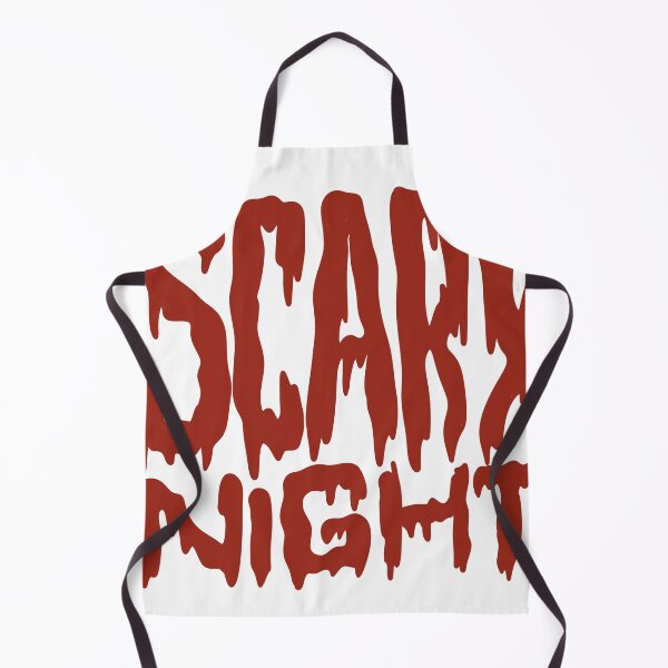 Item preview, Scary Night Bloody Dripping Text — Halloween Horror Typography Quote designed and sold by LYAN-STORE.