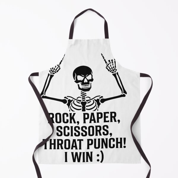 Item preview, Copy of Skeleton Rock Paper Scissors Throat Punch I Win designed and sold by w66aboo.