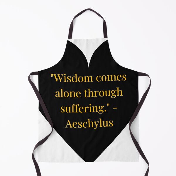 Item preview, Aeschylus Quote – Gold Text Black Heart designed and sold by TheIconSmith.