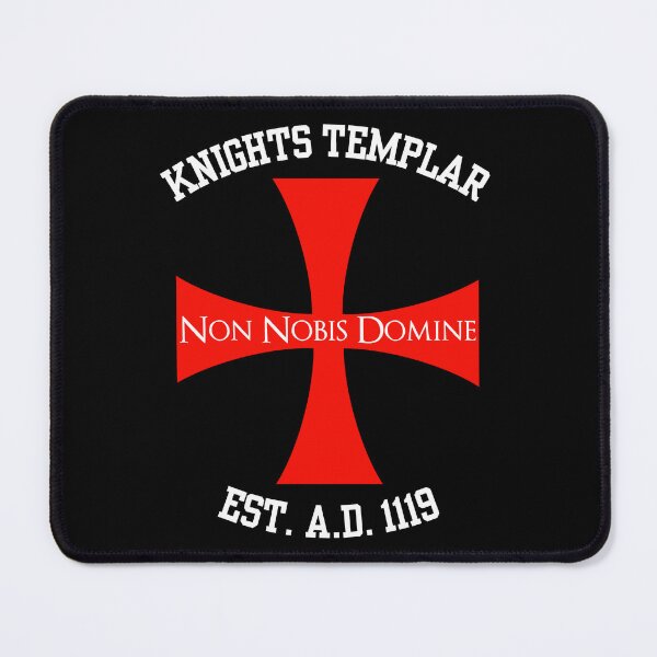 Item preview, Knights Templar Non Nobis Domine 1119 AD - College Style Crusaders Templar Cross designed and sold by AgeOfHeroes.