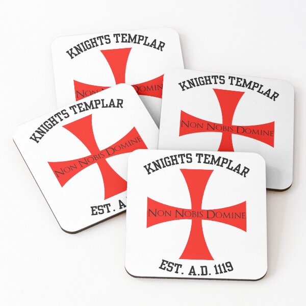 Item preview, Knights Templar Non Nobis Domine 1119 AD - College Style Crusaders Templar Cross  designed and sold by AgeOfHeroes.