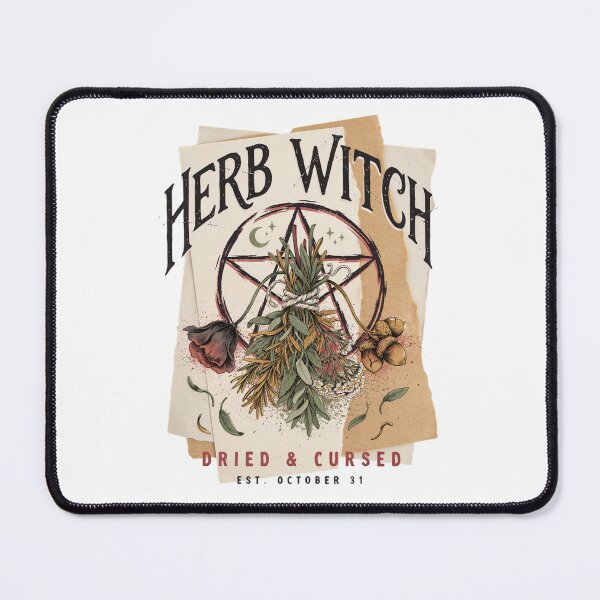 Item preview, Herb Witch Halloween Design Graphic Tee v8 designed and sold by DarylWelsh2024.