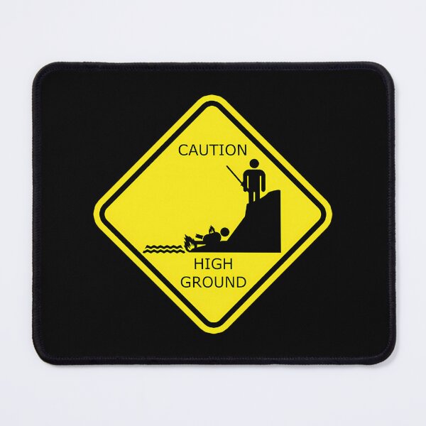 Item preview, Caution High Ground Design designed and sold by bendrelahino.