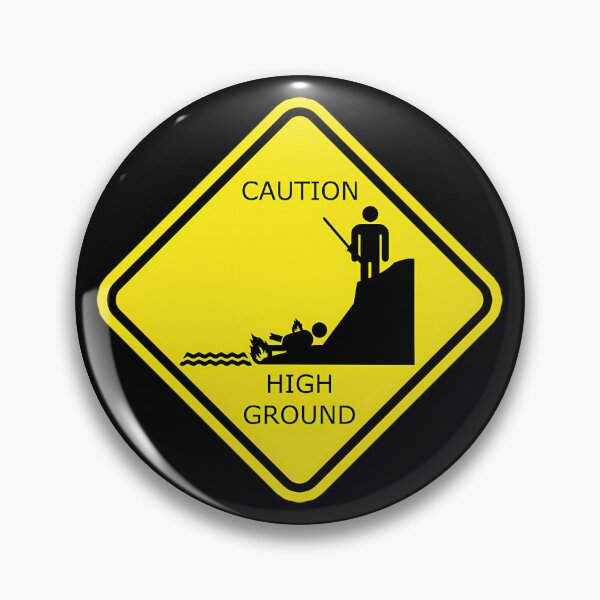 Item preview, Caution High Ground Design designed and sold by bendrelahino.