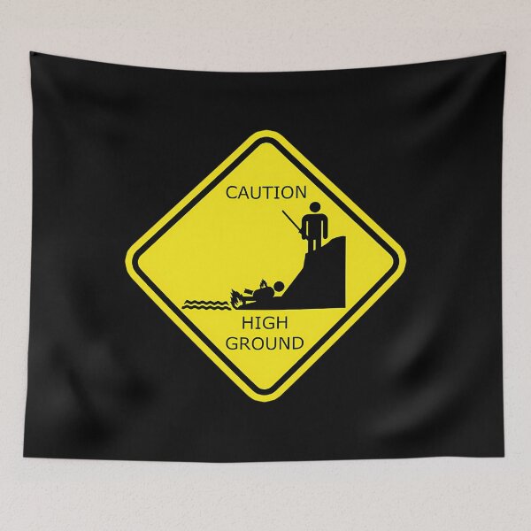 Item preview, Caution High Ground Design designed and sold by bendrelahino.