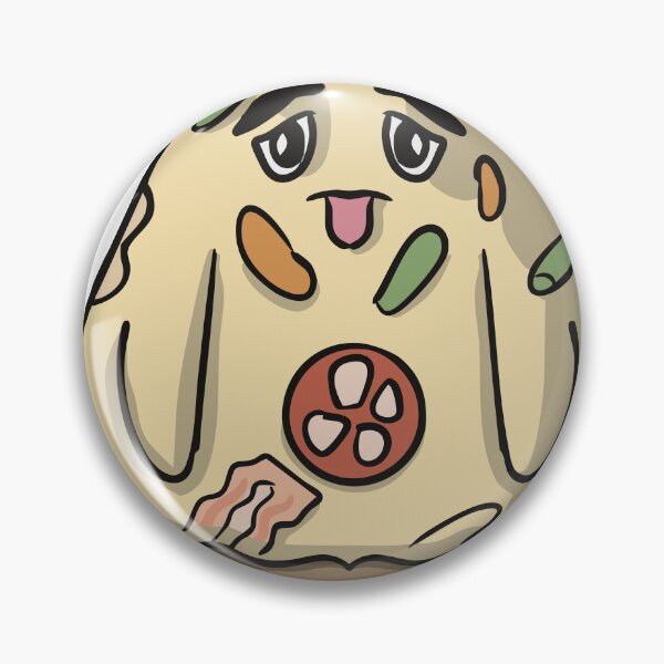 Item preview, Cute Pizza Slice Mascot Funny Cartoon Food Character designed and sold by anandariki.