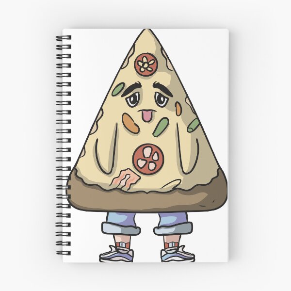 Item preview, Cute Pizza Slice Mascot Funny Cartoon Food Character designed and sold by anandariki.