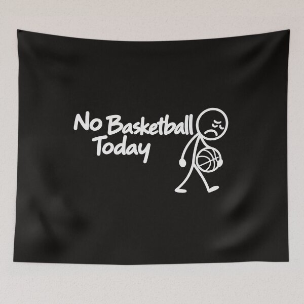 Item preview, Sad Stickman Walking Away No Basketball Today Graphic designed and sold by Derekquie.