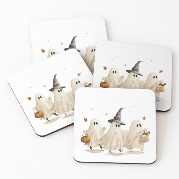 Item preview, Trick or Treat Ghosts designed and sold by Helenaphotoart.