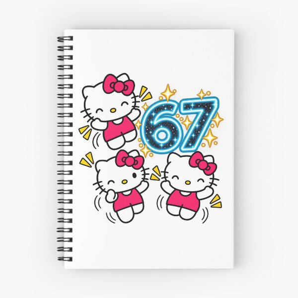 Item preview, Six Seven Meme 67 Aesthetic Cute Kitty designed and sold by VibeStoreMix.