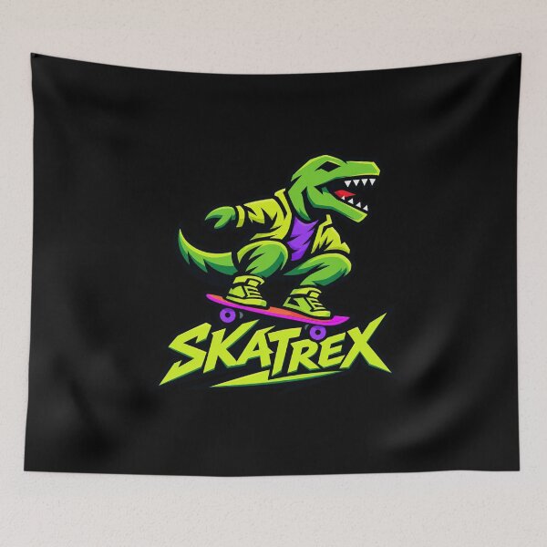 Item preview, Godzilla Playing Skateboard designed and sold by oneletters.