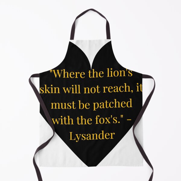 Item preview, Lysander Quote – Gold Text Black Heart designed and sold by TheIconSmith.