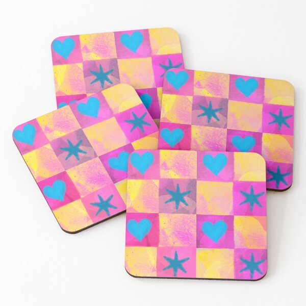 Item preview, Colourful Grid Pattern designed and sold by Clover Crow.