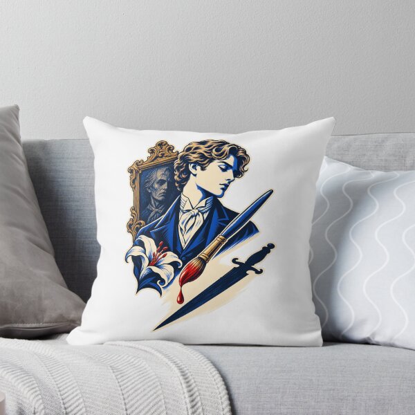 Item preview, Dorian Gray with Crimson Brush and Shadow Portrait designed and sold by Fenay Designs.