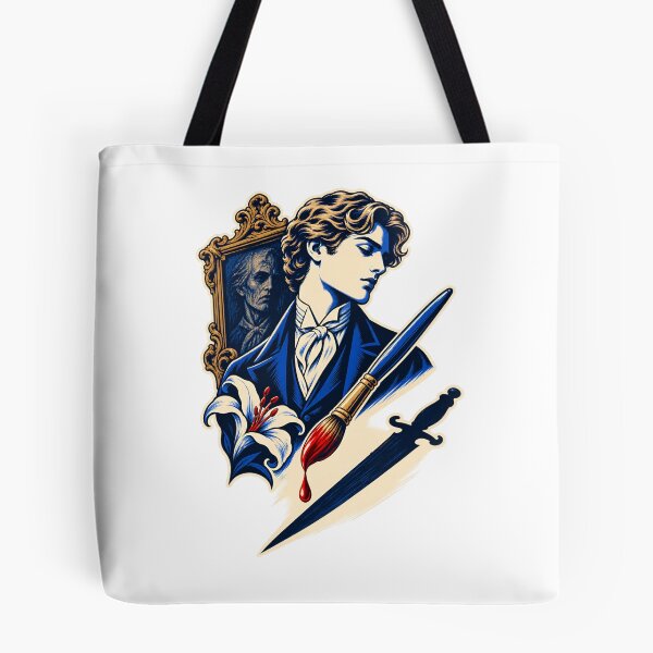 Item preview, Dorian Gray with Crimson Brush and Shadow Portrait designed and sold by Fenay Designs.