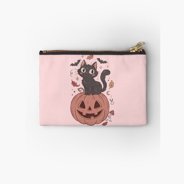 Item preview, AESTHETUC Black Cat  FALL VIBES | Cute Autumn Pumpkin & Halloween Kitty designed and sold by Catophile.