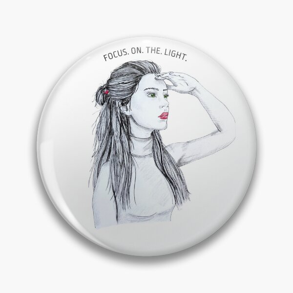 Item preview, Focus On The Light - Minimalist Typography & Portrait Art designed and sold by alilu-art .