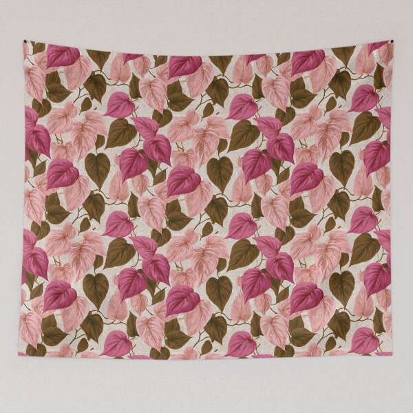 Item preview, Fresh Pothos Texture - Hawaiian Flower Pattern - Bridesmaid Gifts designed and sold by RoyalStarsPatts.