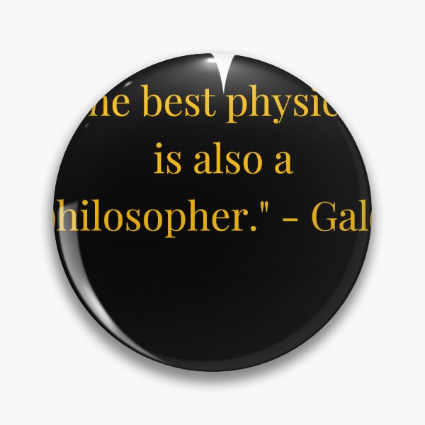 Item preview, Galen Quote – Gold Text Black Heart designed and sold by TheIconSmith.