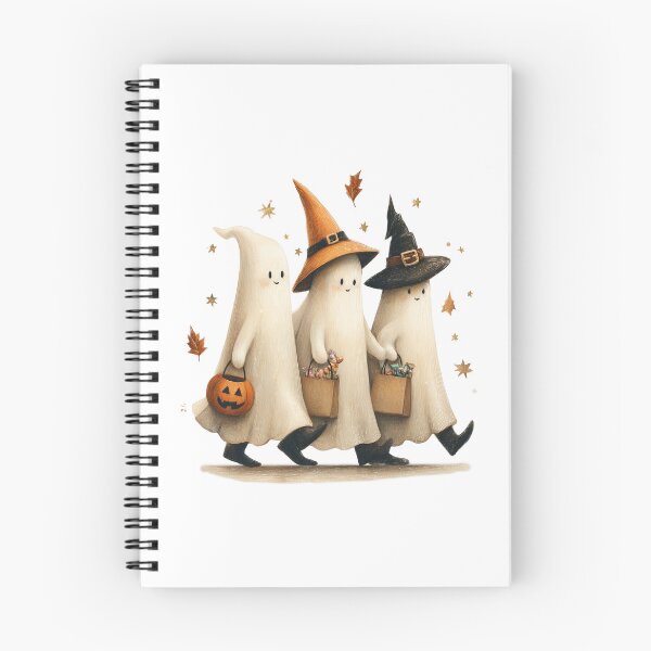 Item preview, Little Ghost Trick or Treaters designed and sold by Helenaphotoart.