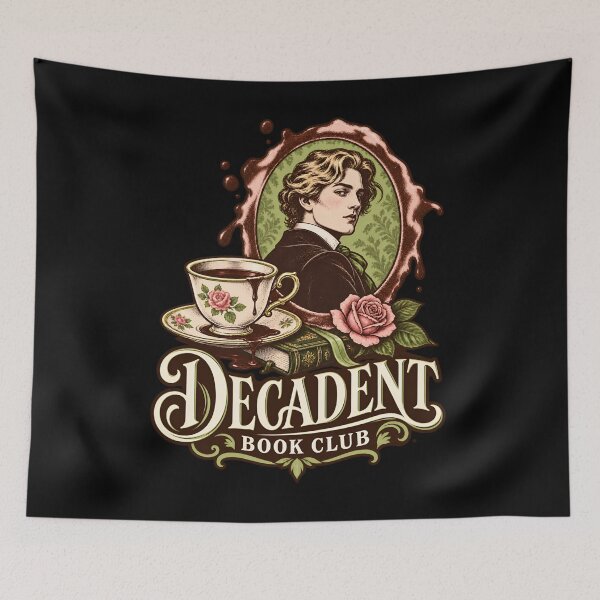 Item preview, Dorian Gray Decadent Book Club Tea Portrait designed and sold by Fenay Designs.