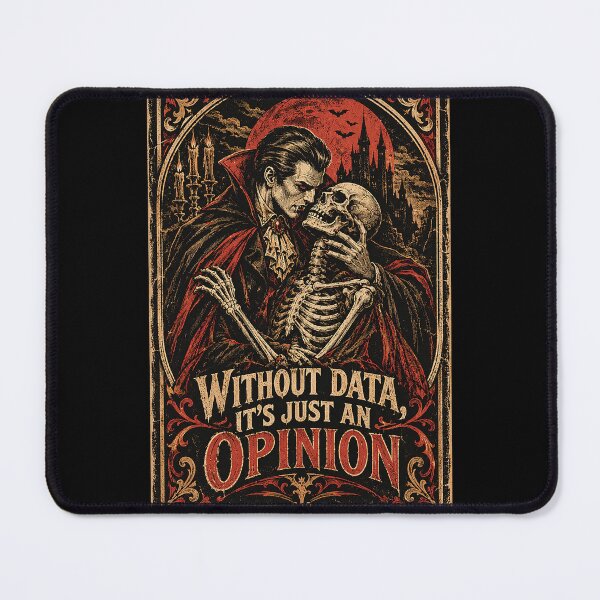 Item preview, Without Data It's Just an Opinion- Vintage Halloween Horror. designed and sold by Endless7Art.