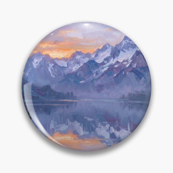 Item preview,  Sunset Reflection Over Mountain Lake designed and sold by kathelenrobera.